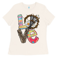 Bone Love crown of thorns Easter Day Ladies Tee - CowGirlArtShop