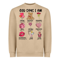 Mushroom god says i am valentine's day Heavyweight Sweatshirt - MaliasSmallBusiness