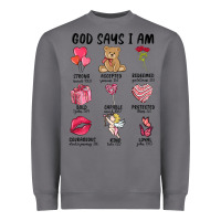 Storm god says i am valentine's day Heavyweight Sweatshirt - MaliasSmallBusiness