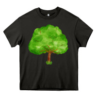 Asphalt tree Heavy Core Tee - FaDigitalArtStudio