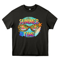 Asphalt summer time sunset glasses Heavy Core Tee - BarkalooDesign