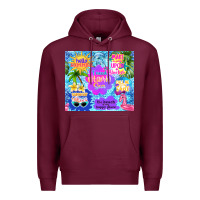Burgundy i need vitamin sea Premium Hoodie - TumblerDesignByShophia