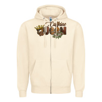 Sandshell caffeine queen Zipper Hoodie - BarkalooDesign