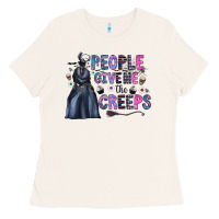 Bone people give me the creeps Ladies Tee - CowhideDigitalArt