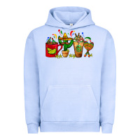 Pigment Grape Ice Mexico Coffee Cups With Cactus Sombrero And Maraca Urban Hoodie - FaDigitalArtStudio