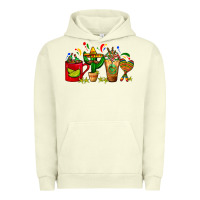 Pigment Pistachio Mexico Coffee Cups With Cactus Sombrero And Maraca Urban Hoodie - FaDigitalArtStudio