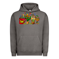 Pigment Tornado Mexico Coffee Cups With Cactus Sombrero And Maraca Urban Hoodie - FaDigitalArtStudio