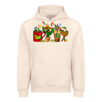 Sandshell Mexico Coffee Cups With Cactus Sombrero And Maraca Urban Hoodie - FaDigitalArtStudio