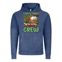 Vintage Denim Christmas cookie baking crew Vintage Hoodie - Jasminsmagicworld