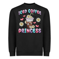 Black iced coffee princess Heavyweight Sweatshirt - MaliasSmallBusiness