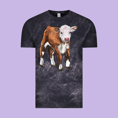 Hereford Calf Vintage Tee Designed By Lillyallendesigns