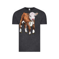 Vintage Black hereford calf Vintage Tee - LillyAllenDesigns