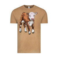 Vintage Camel hereford calf Vintage Tee - LillyAllenDesigns