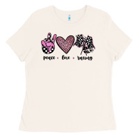 Bone peace love racing Ladies Tee - JahusDesignShop