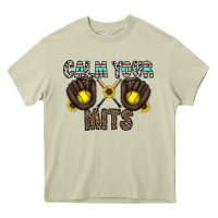 Mossy calm your mits Heavy Core Tee - CowhideDigitalArt