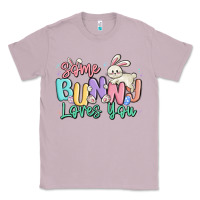 Lilac some bunny loves you easter Classic Tee - MaliasSmallBusiness