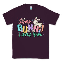 Plum some bunny loves you easter Classic Tee - MaliasSmallBusiness