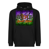 Black Home sweet home Heavyweight Hoodie - NancyCooperArtShop