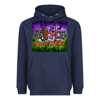Navy Home sweet home Heavyweight Hoodie - NancyCooperArtShop