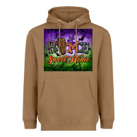 Toasted Coconut Home sweet home Heavyweight Hoodie - NancyCooperArtShop