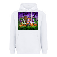 White Home sweet home Heavyweight Hoodie - NancyCooperArtShop