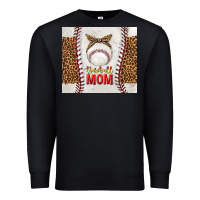 Black baseball mom with leopard tumbler tbs Premium Sweatshirt - TumblerDesignByShophia