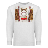 Oatmeal Heather baseball mom with leopard tumbler tbs Premium Sweatshirt - TumblerDesignByShophia