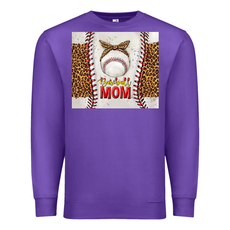 Baseball Mom With Leopard Tumbler Tbs Premium Sweatshirt by TumblerDesignByShophia | Teevron