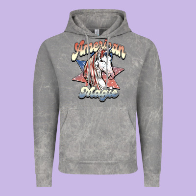 American Magic Vintage Hoodie Designed By Nancycooperartshop