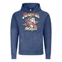 Vintage Denim American magic Vintage Hoodie - NancyCooperArtShop