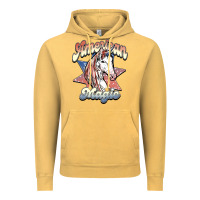 Vintage Mustard American magic Vintage Hoodie - NancyCooperArtShop
