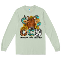 Matcha obsessive cow disorder Long Sleeve Tee - NancyCooperArtShop