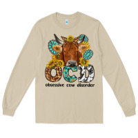 Mushroom obsessive cow disorder Long Sleeve Tee - NancyCooperArtShop