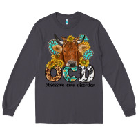 Smoke obsessive cow disorder Long Sleeve Tee - NancyCooperArtShop