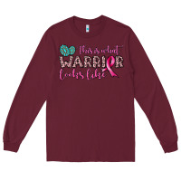 Burgundy this is what warrior looks like Long Sleeve Tee - JahusDesignShop