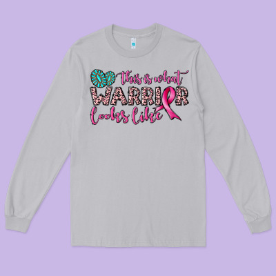 This Is What Warrior Looks Like Long Sleeve Tee Designed By Jahusdesignshop