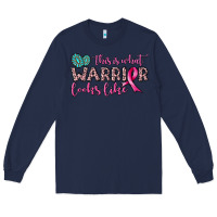 Navy this is what warrior looks like Long Sleeve Tee - JahusDesignShop