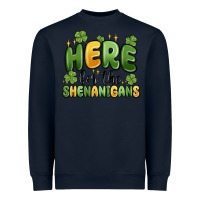 Navy here for the shenanigans Heavyweight Sweatshirt - MaliasSmallBusiness
