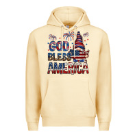 Pina Colada God Bless America with gnome 4th of july Premium Hoodie - HowdyJamesFarm