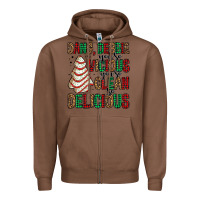 Chestnut dang debbie christmas tree cake Zipper Hoodie - Jasminsmagicworld