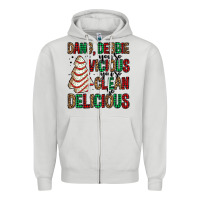 Dove Grey dang debbie christmas tree cake Zipper Hoodie - Jasminsmagicworld
