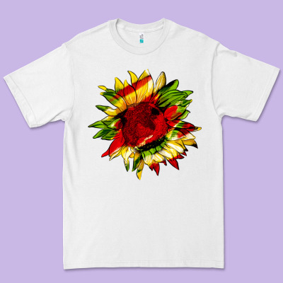 Juneteenth Sunflower Premium Tee Designed By Hra Design Shop