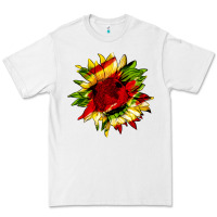 White juneteenth sunflower Premium Tee - HRA Design Shop