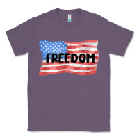 Lavender freedom usa Classic Tee - MaliasSmallBusiness