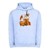 Pigment Grape Ice Pumpkin Spice Coffee Urban Hoodie - FaDigitalArtStudio