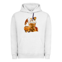 Pigment Lunar Rock Pumpkin Spice Coffee Urban Hoodie - FaDigitalArtStudio