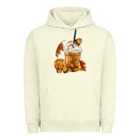 Pigment Pistachio Pumpkin Spice Coffee Urban Hoodie - FaDigitalArtStudio