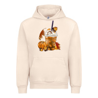 Sandshell Pumpkin Spice Coffee Urban Hoodie - FaDigitalArtStudio