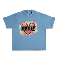 Pebble Blue pride Urban Heavy Tee - MaliasSmallBusiness
