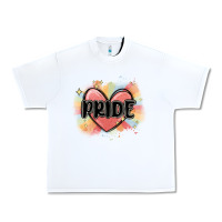 White pride Urban Heavy Tee - MaliasSmallBusiness